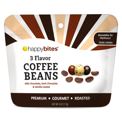 Happy Bites 3 Flavor Coffee Beans (16 oz)