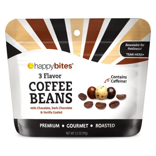 Happy Bites 3 Flavor Coffee Beans (16 oz)