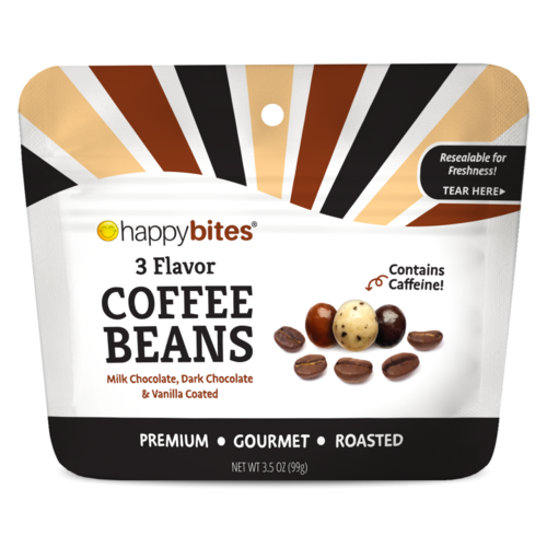 Happy Bites 3 Flavor Coffee Beans (16 oz)
