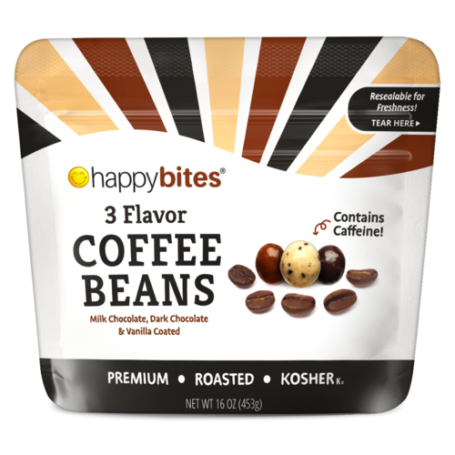 Happy Bites 3 Flavor Coffee Beans (16 oz)
