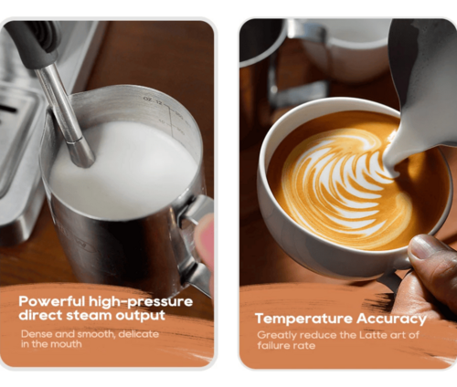 PSH10Plus-WH  20Bar Semi-Automatic Coffee Maker-Cold/Hot Brew with