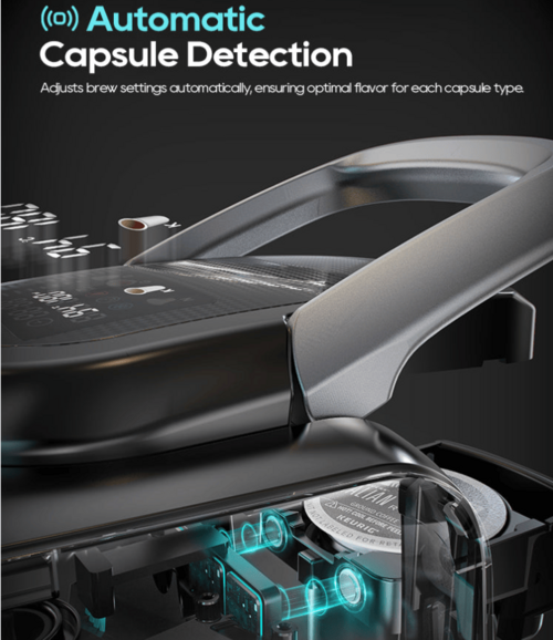 PSH6 Multi-Function Capsule Coffee Maker-Brews Red Tea & Green Tea