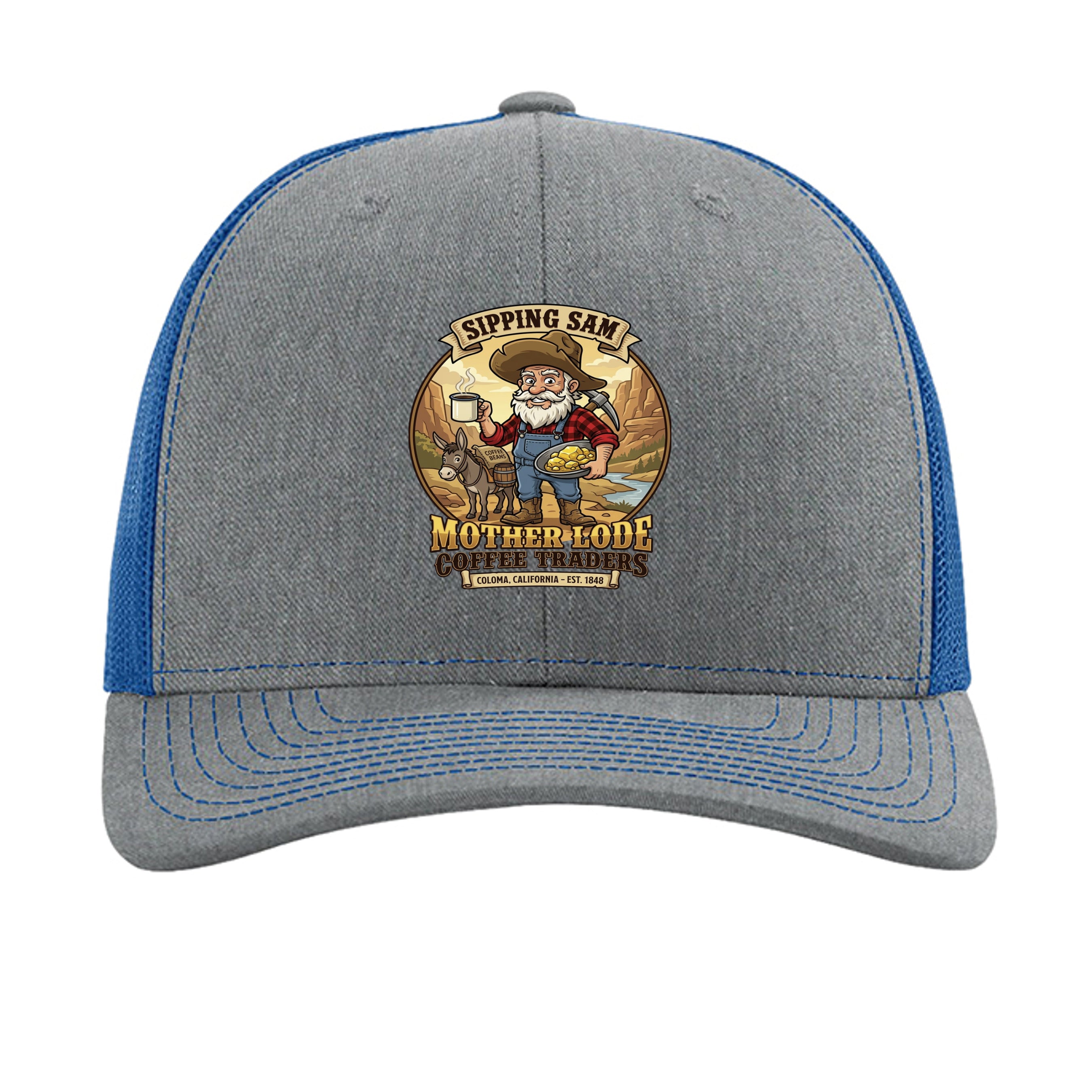 Heather Grey/ Royal - 112 - FRONT